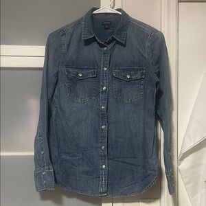 J. Crew Blue Denim Shirt